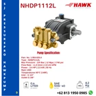 High Pressure Pump HAWK  120 Bar NHDP0612R SJ PRESSUREPRO HAWK PUMPs O8I3 I95O O985 3