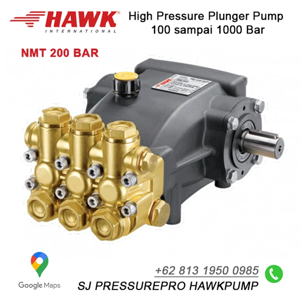 Hydrotest Pump NMT1220L 200Bar 20Mpa 2900psi 12.5 l/min SJ PRESSUREPRO HAWK PUMPs O8I3 I95O O985