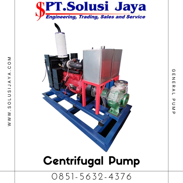 End Suction Centrifugal Pump 100x65-250 with engine 