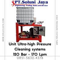 Ultra High Pressure Pump cleaning systems 120 Bar 170 Lpm