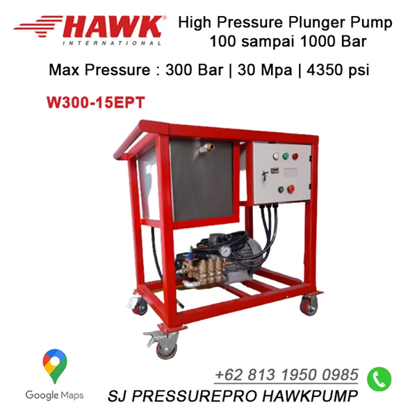 Pompa Hydrotest  350 Bar 17 lpm SJ PRESSUREPRO HAWK PUMPs O8I3 I95O O985